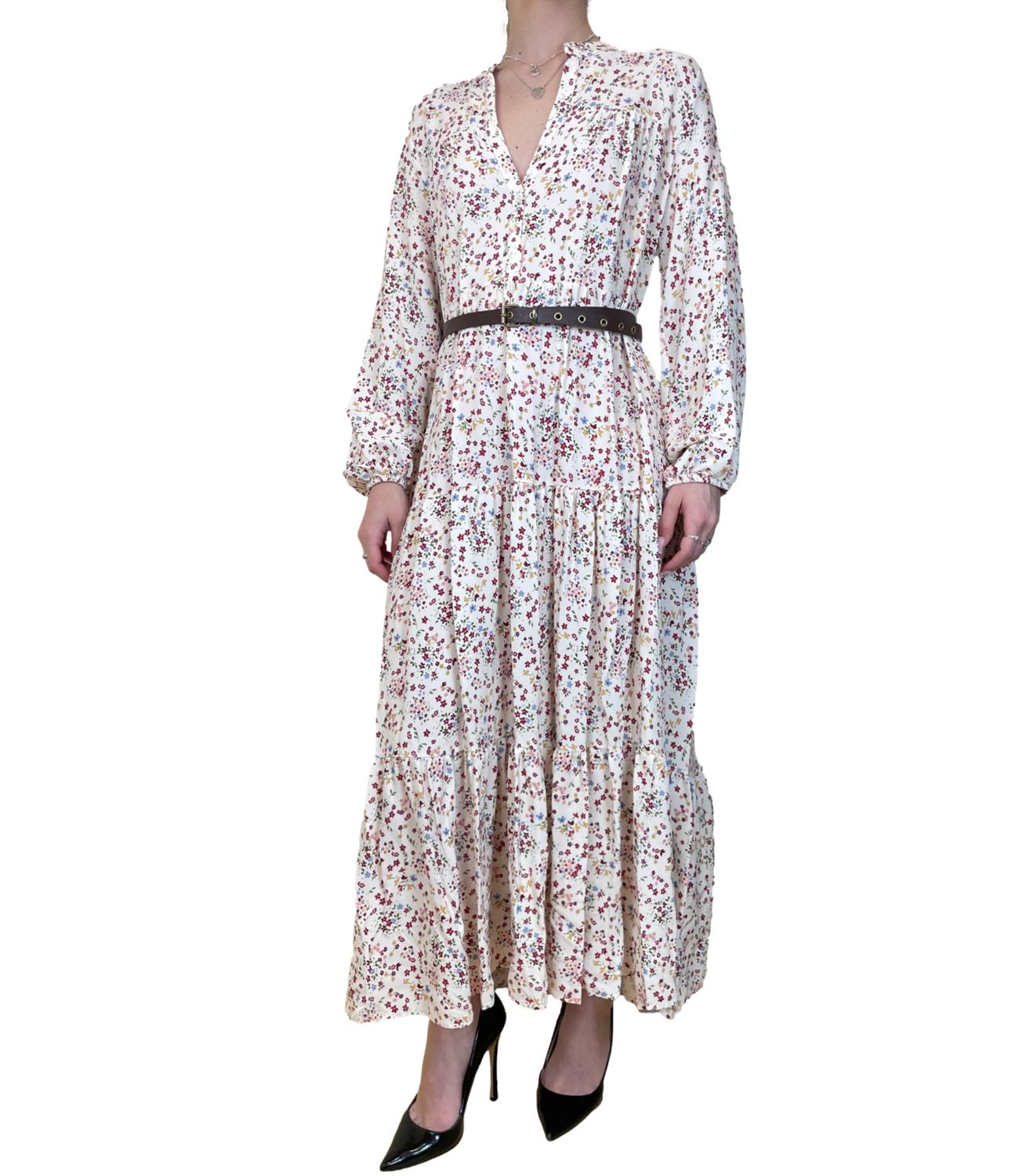 VICOLO abito floreale burro donna