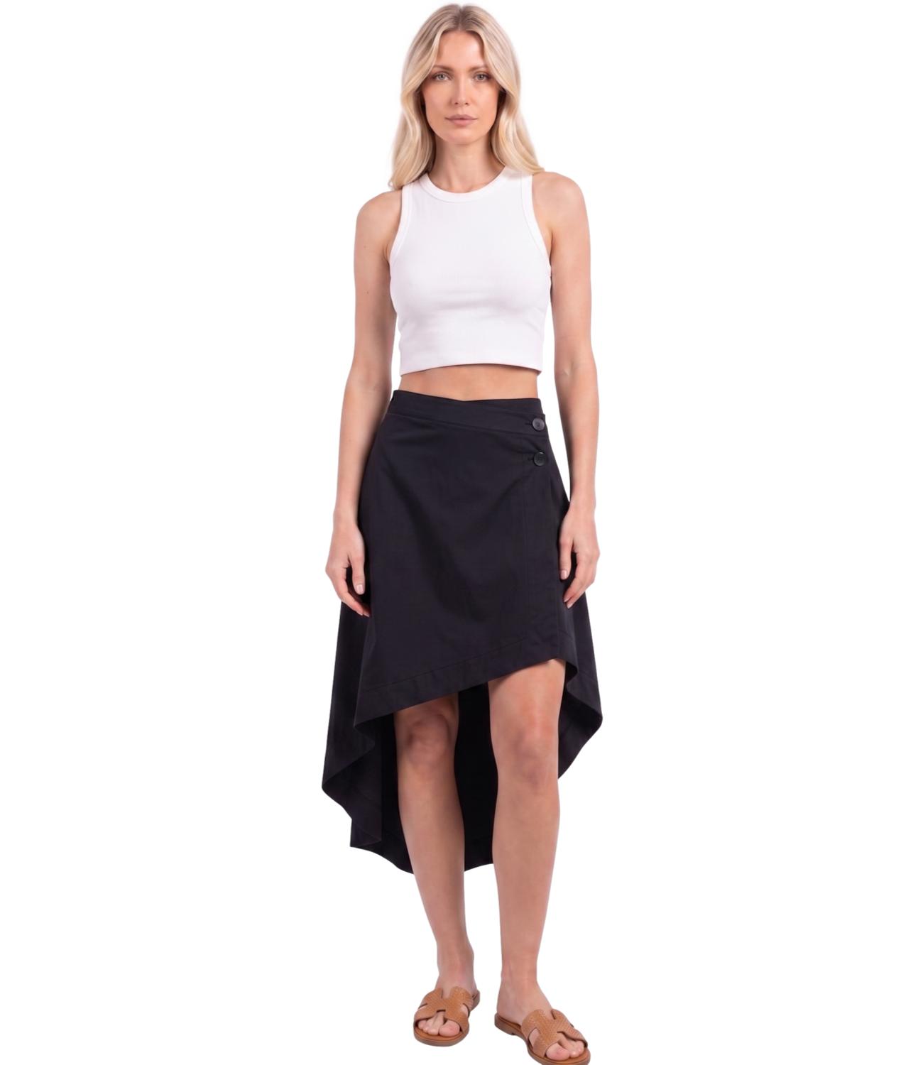 Gonna Vicolo TAB2481 Donna - Nero