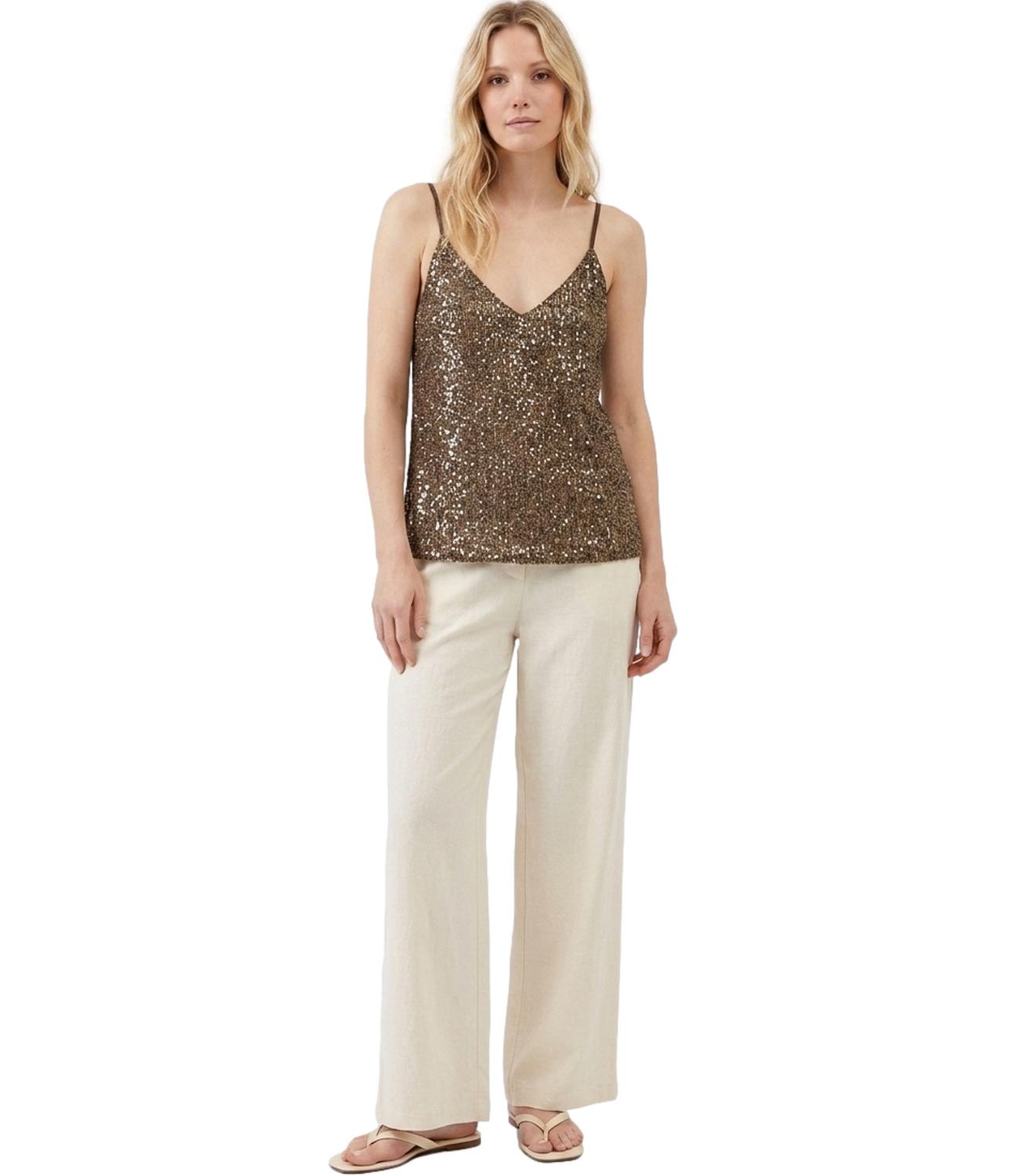 Canotta Vicolo TAB2547 Donna - Moro