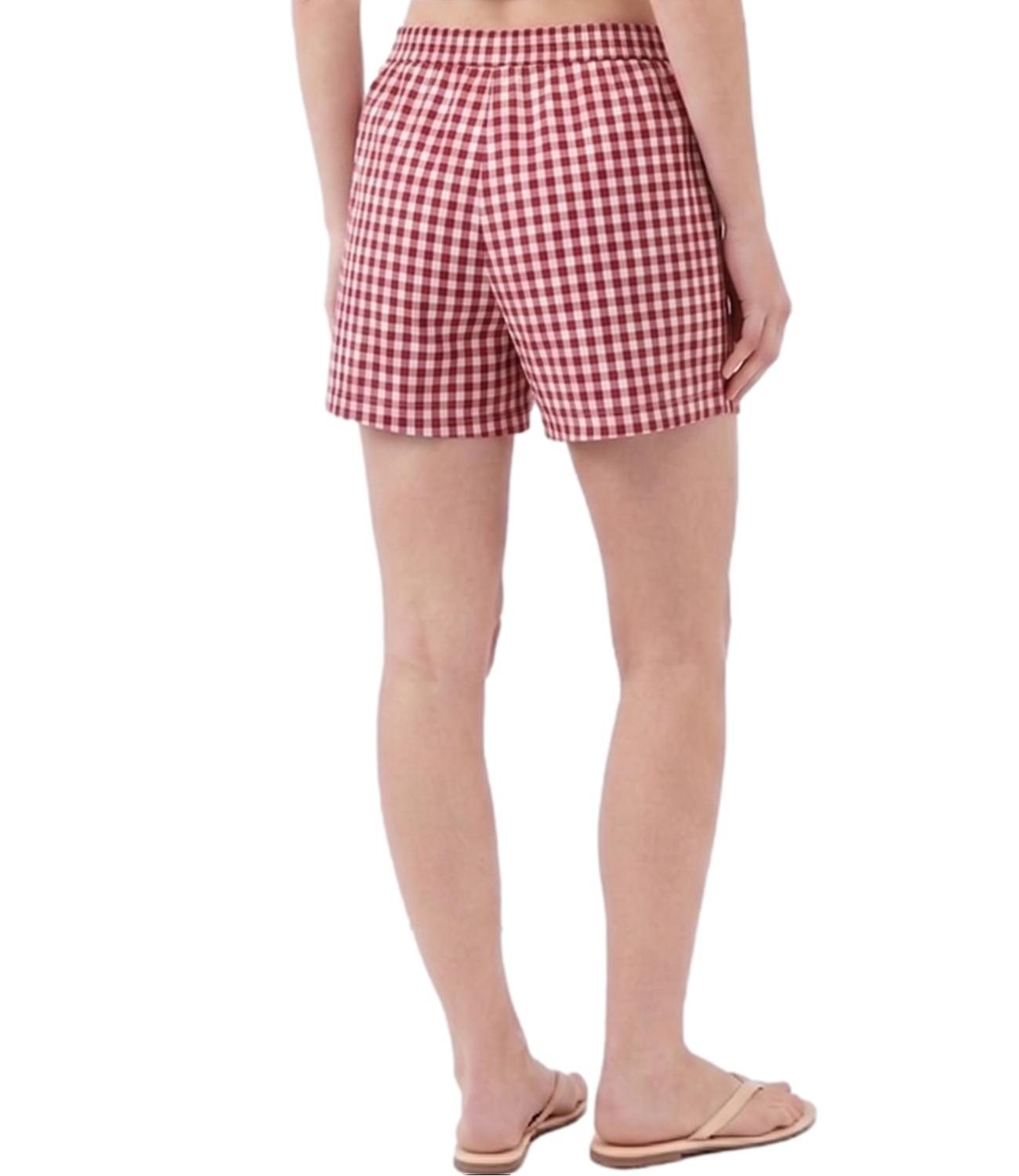 Vicolo Short Bianco/Rosso Donna