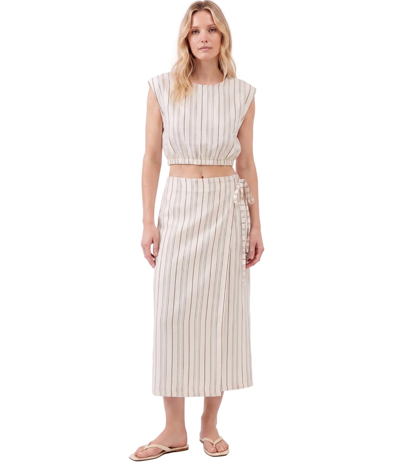 Gonna Vicolo TAB2622 Donna - Bianco