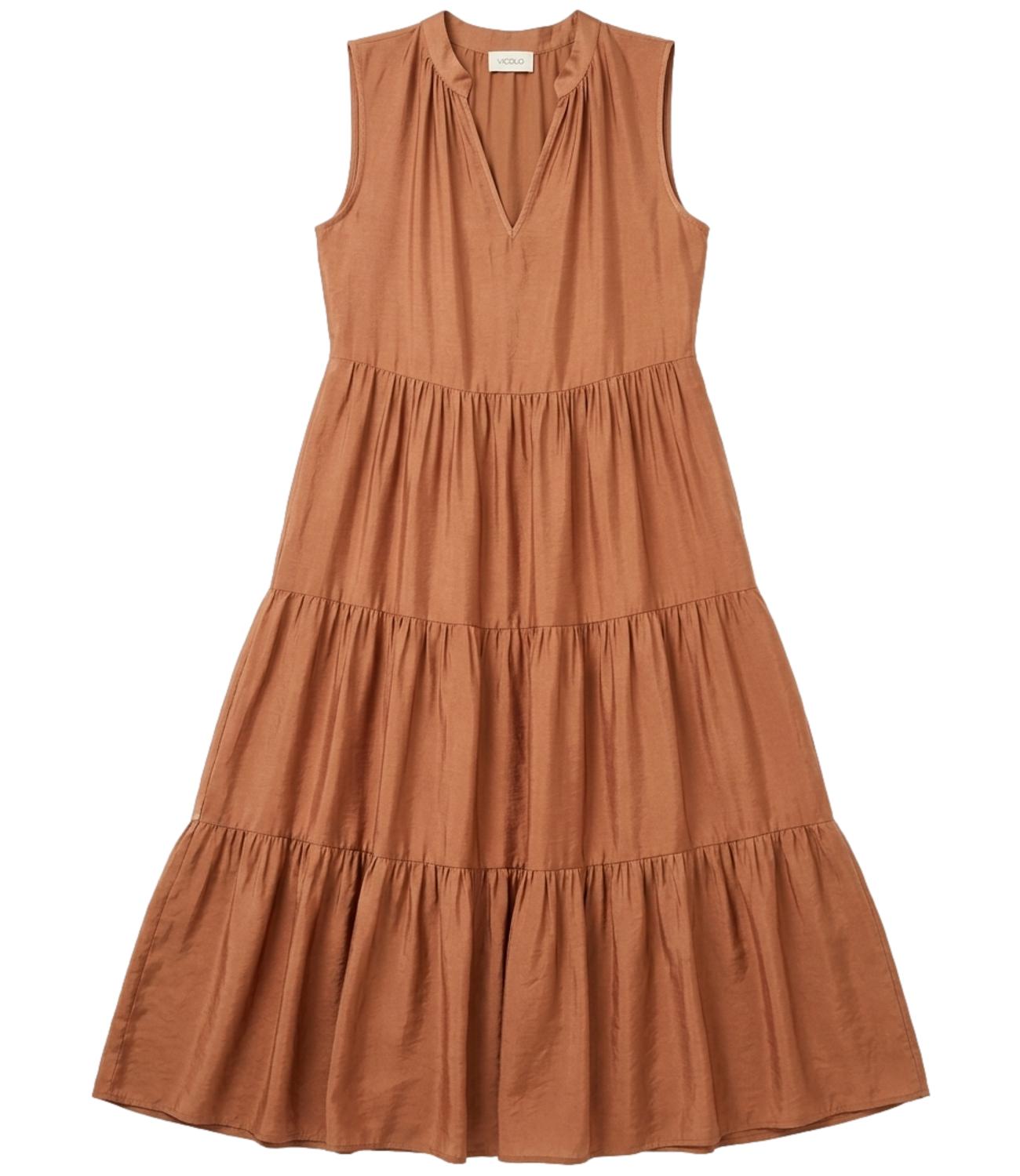 Abito Vicolo TAB2838 Donna - Terracotta