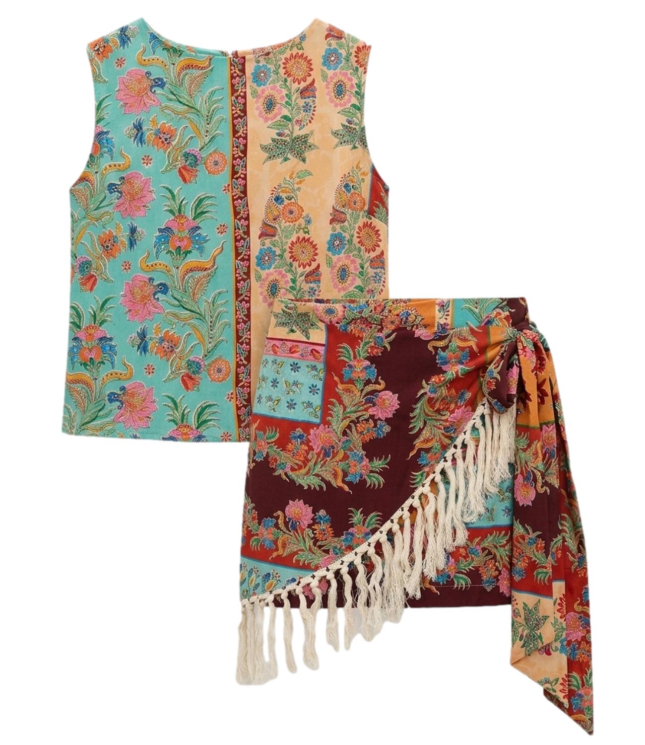 Completo Vicolo TAB3248 Donna - Multi Verde
