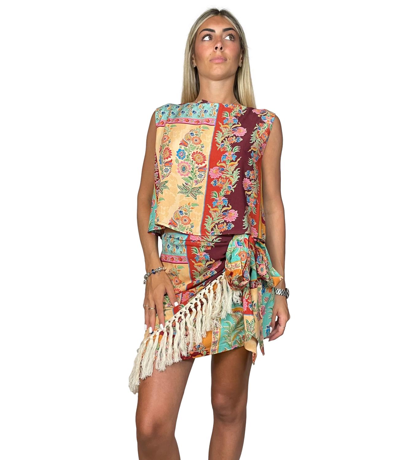 Completo Vicolo TAB3248 Donna - Multi Verde