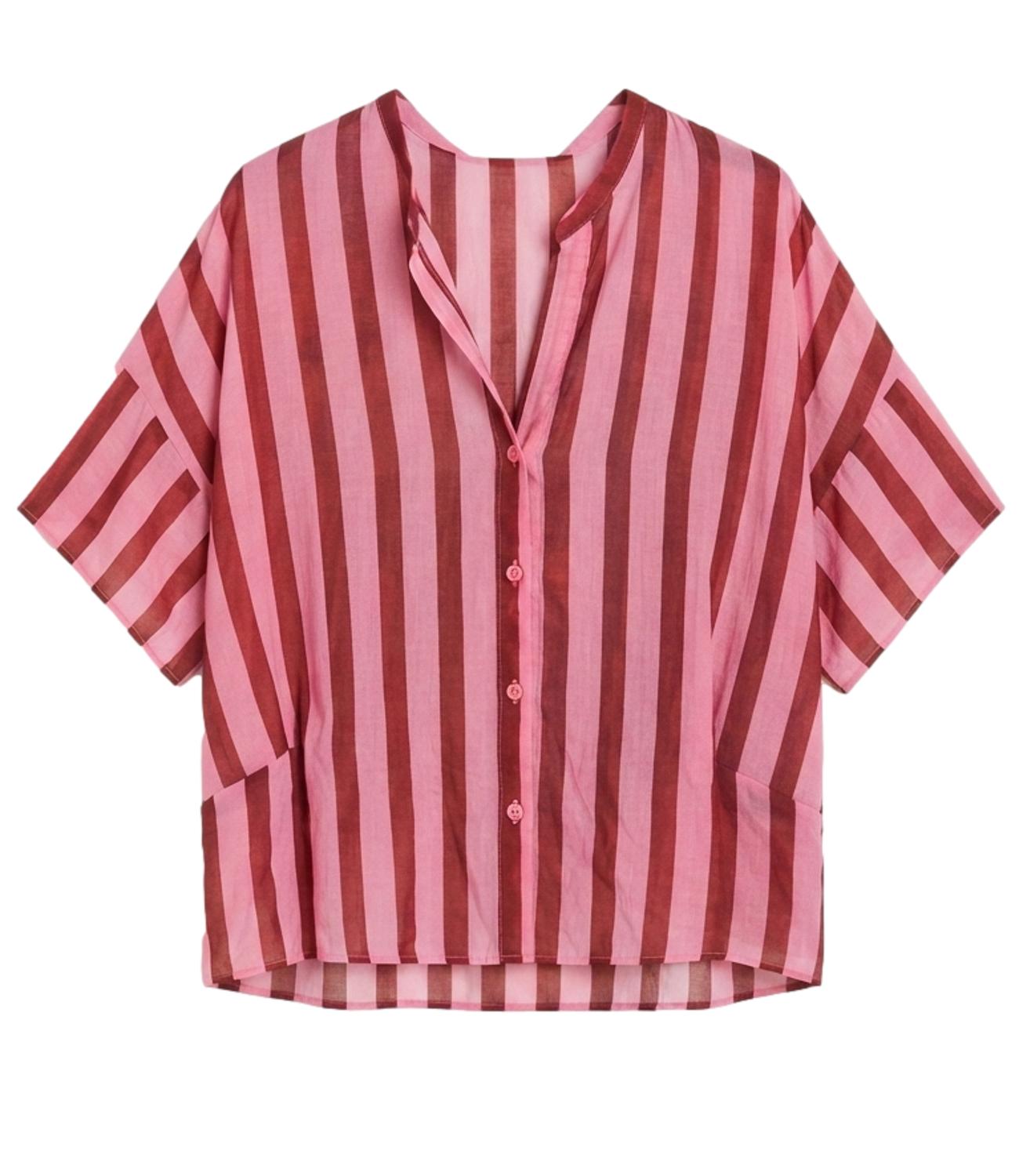 Camicia Vicolo TAB3435 Donna - Marrone/rosa
