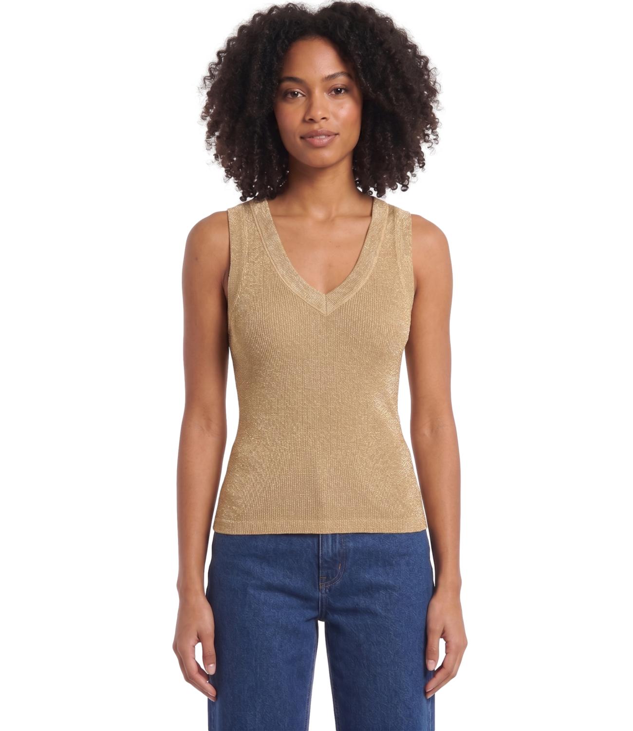 Canotta Vicolo UAB0077 Donna - Gold