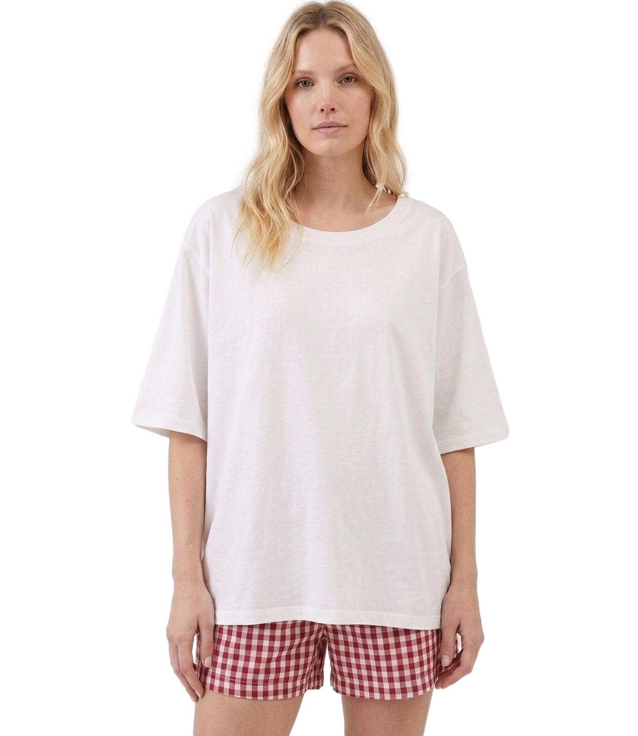 T-Shirt Vicolo UAB0138 Donna - Bianco