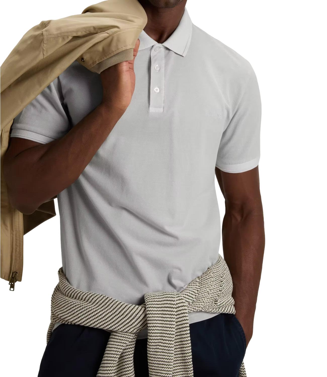 Woolrich MACKINACK POLO Faded Harbor Mist Uomo