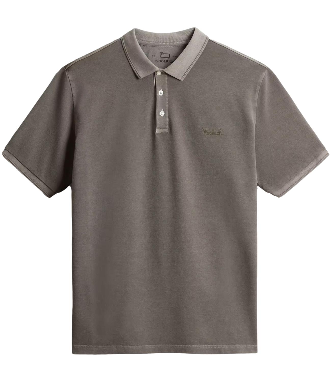 Woolrich MACKINACK POLO Faded Smokey Olive Uomo