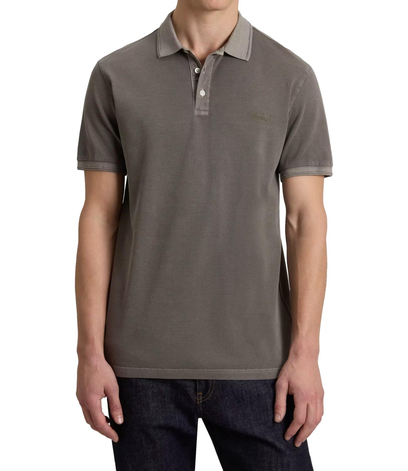 Woolrich MACKINACK POLO Faded Smokey Olive Uomo
