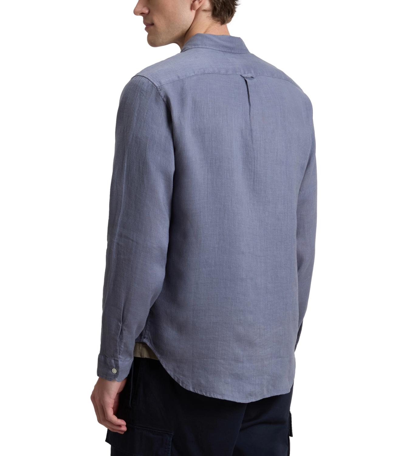 Camicia di lino grisaglia