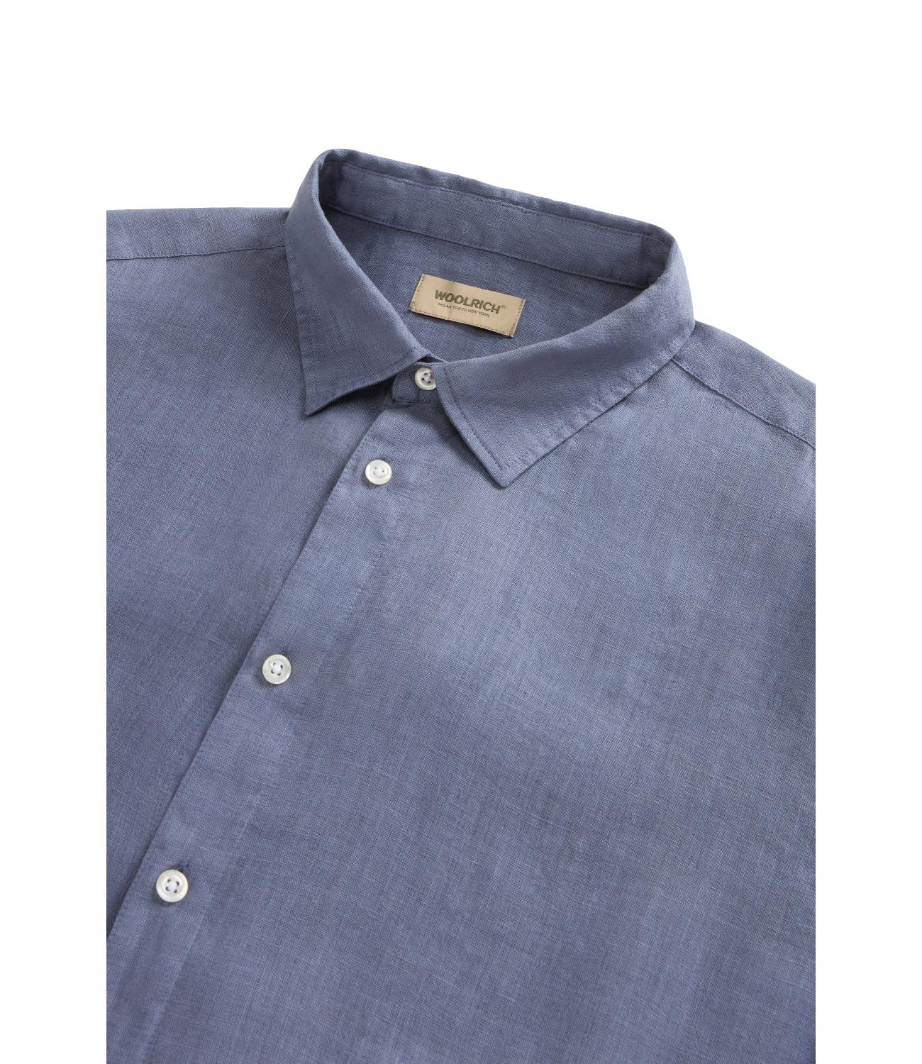 Camicia di lino grisaglia