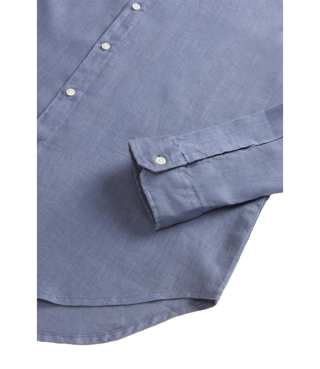 Camicia di lino grisaglia