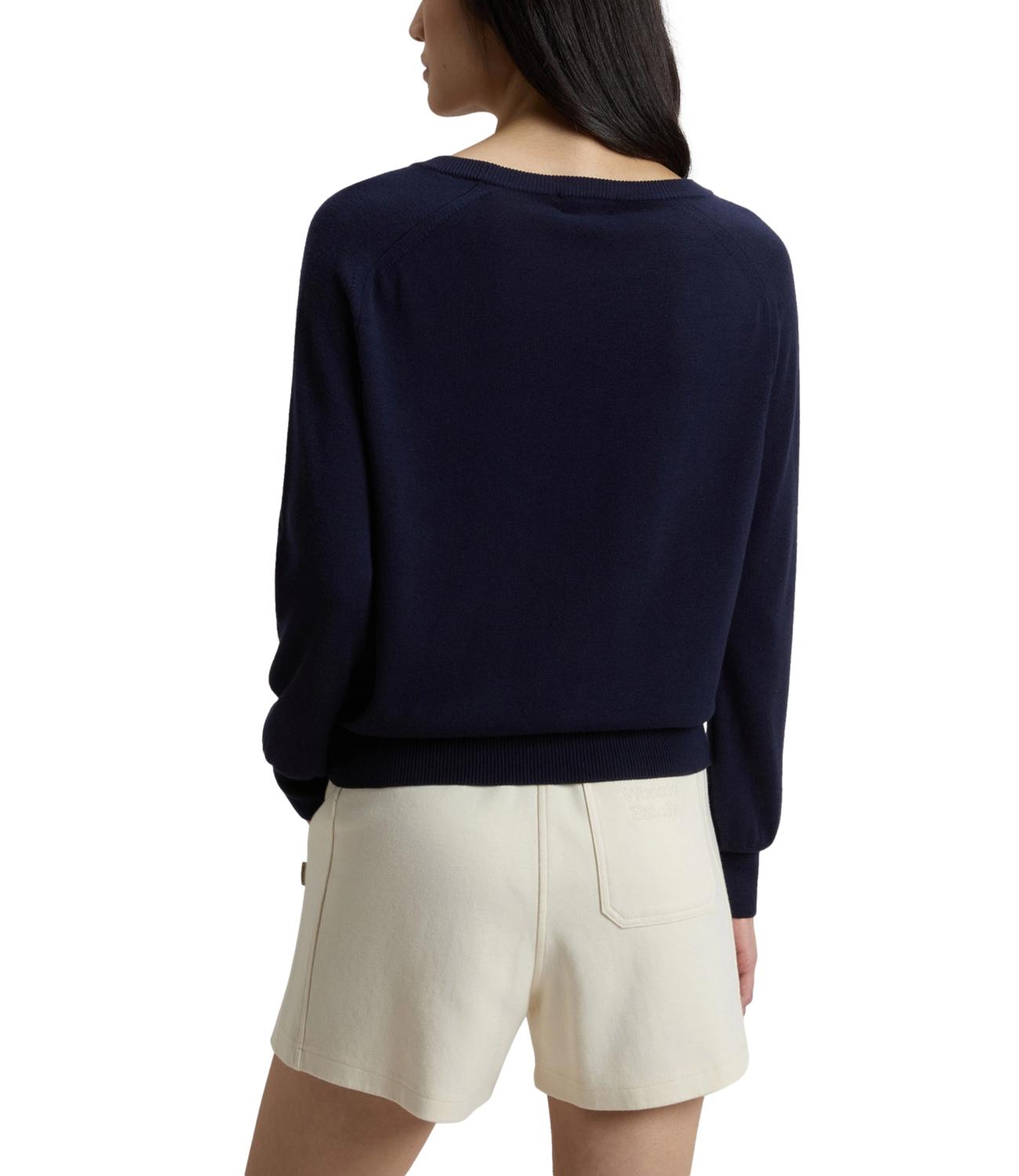 Maglioncino Girocollo cotone viscosa donna