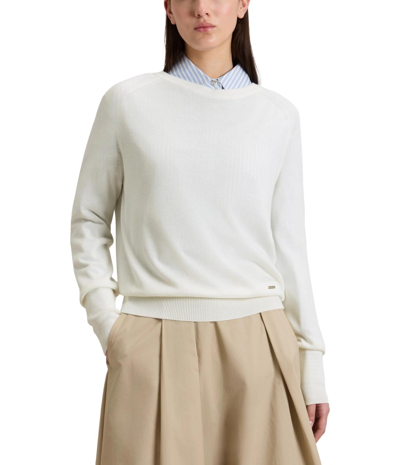 Maglioncino Girocollo cotone viscosa donna