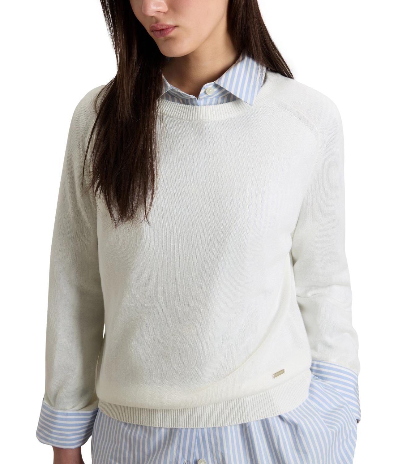 Maglioncino Girocollo cotone viscosa donna