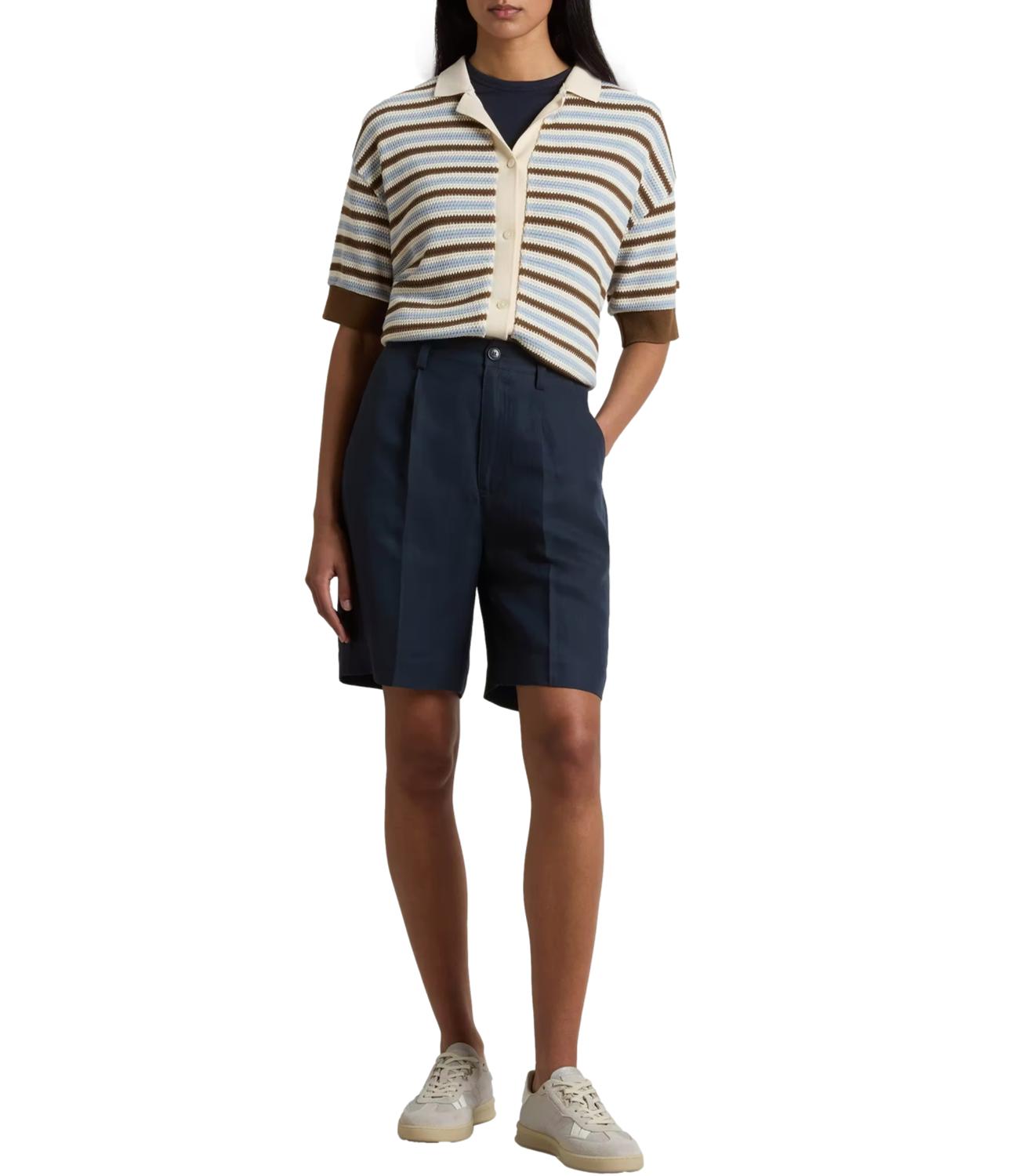 Woolrich Short Melton Blue Donna