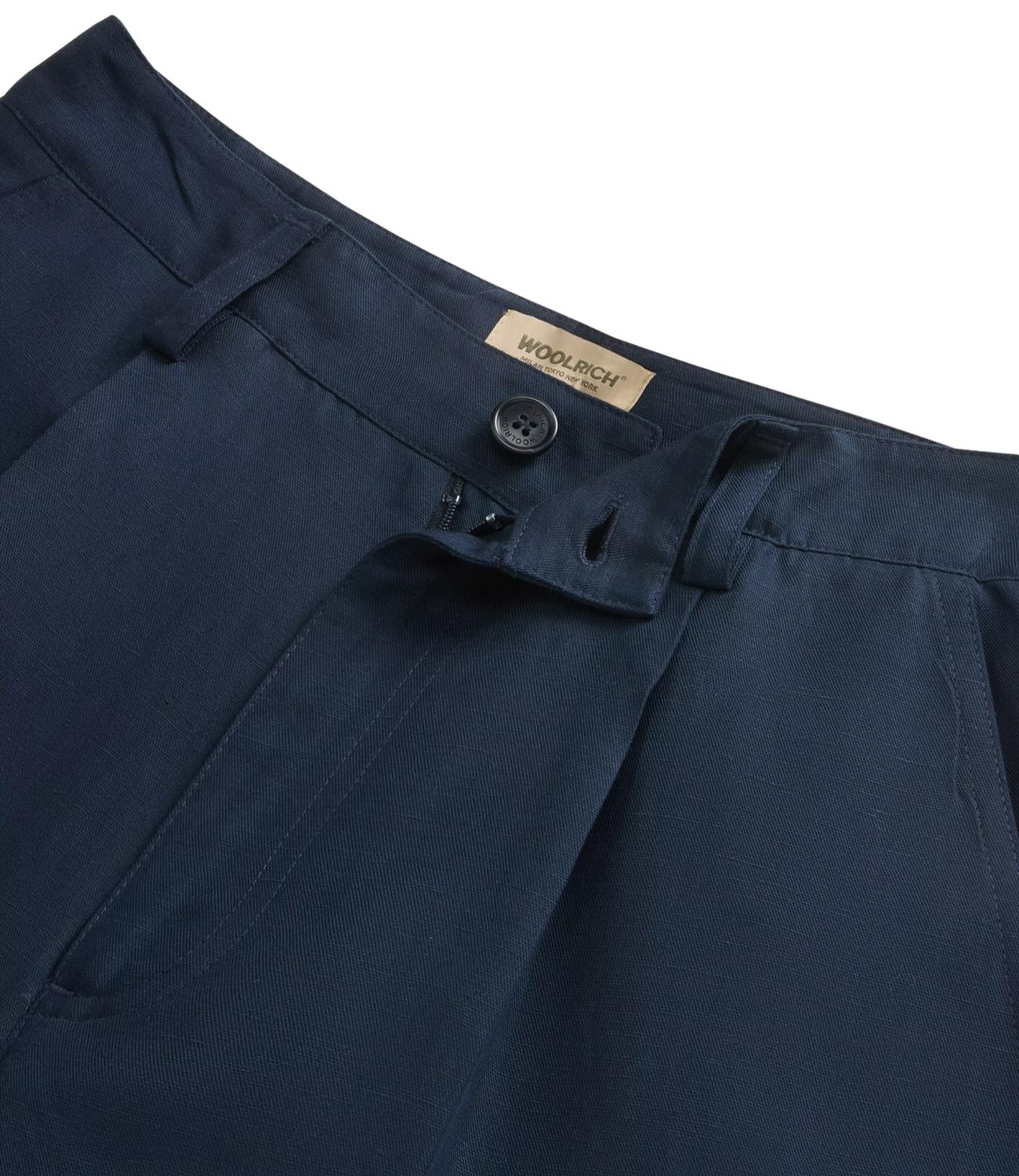 Woolrich Short Melton Blue Donna
