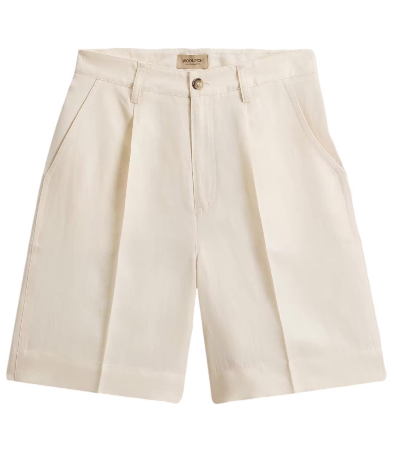 Woolrich Short Milky Cream Donna