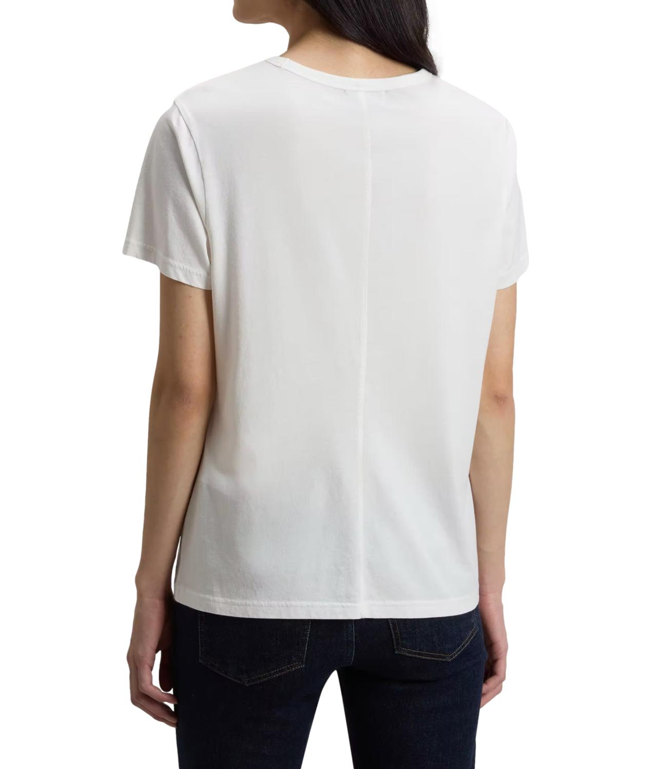 Woolrich T-shirt Luxe Arctic Blue Donna