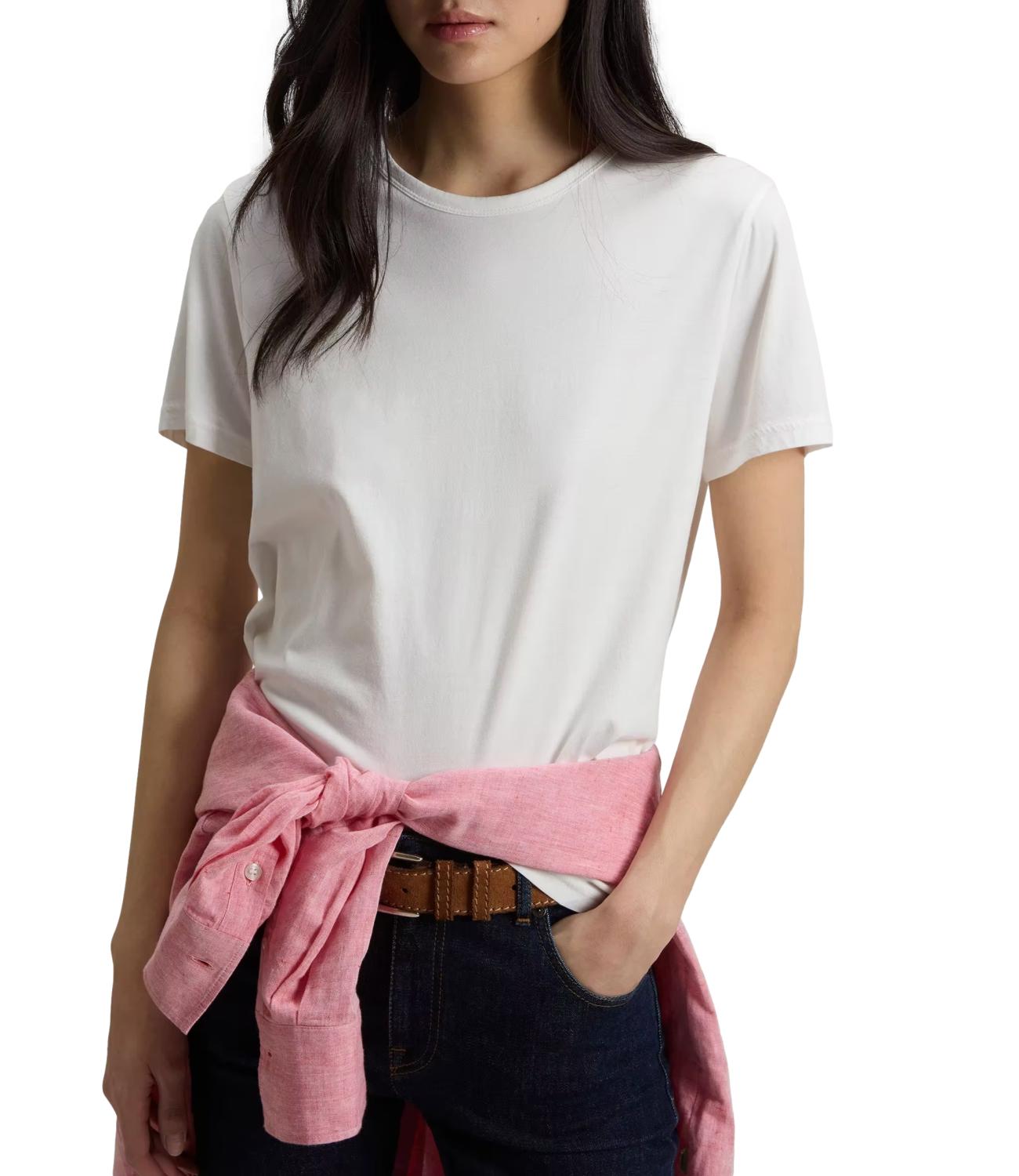 Woolrich T-shirt Luxe Arctic Blue Donna